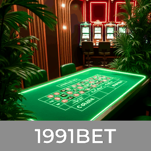 1991BET: Slot Machines - Mega Jackpots, Jogos de Mesa - Estratégia Avançada, Dealer ao Vivo - Imersão Total